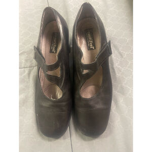 BeautiFeel Black Mary Jane Heels Women's Size 39 Good Uses Condition